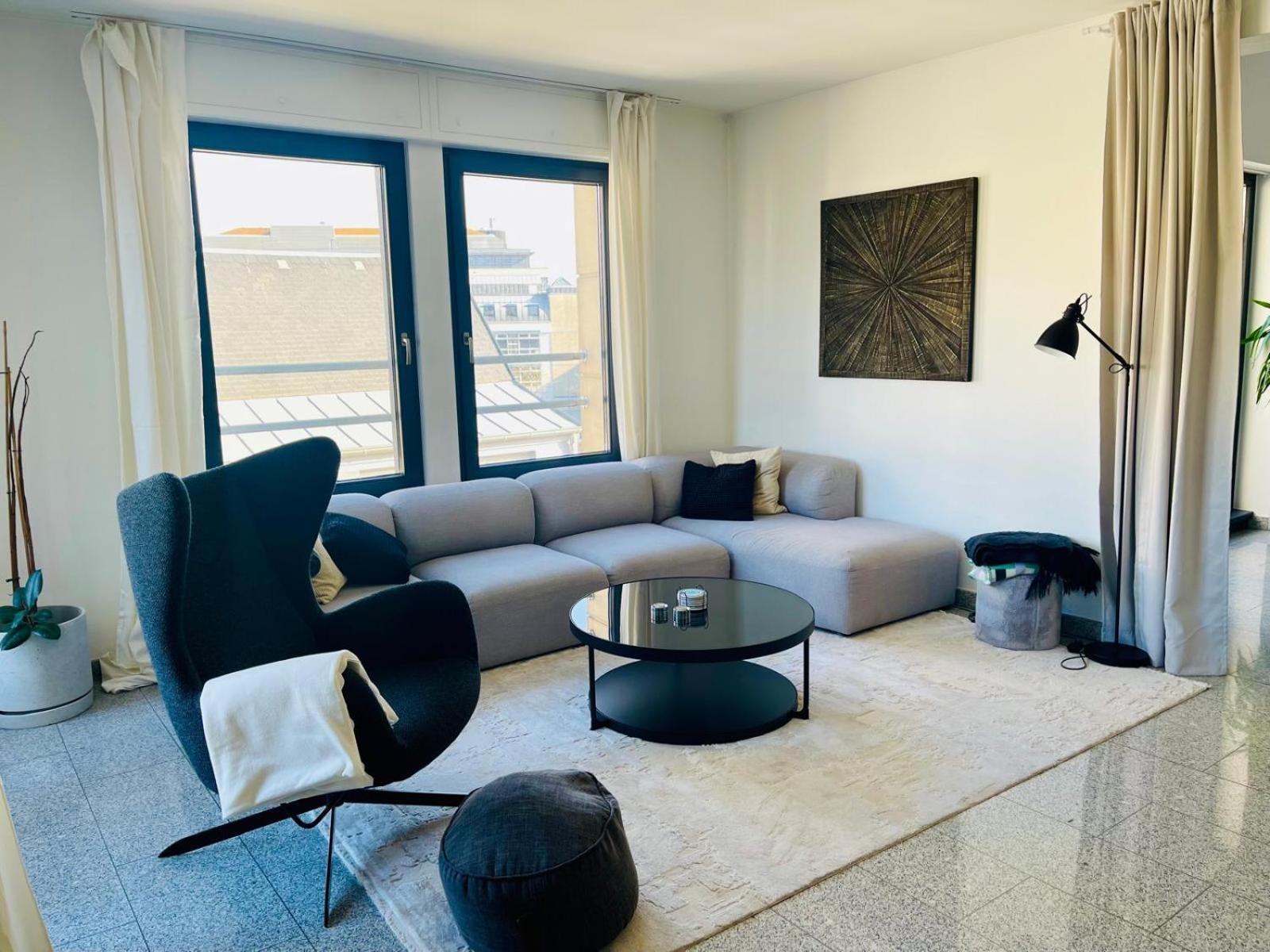 Lux Penthouse - Office, Terrace, Gym & Parking Apartment Luxemburg Exterior foto